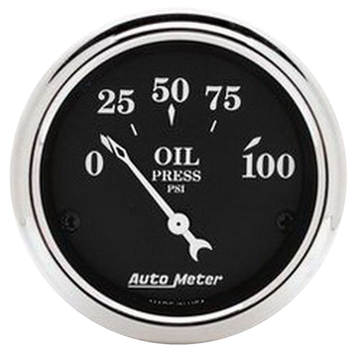Autometer Old Tyme Black Gauge Kit 6 Pc Ford Truck 53-55 Tach/Mph/Fuel/Oilp/Wtmp/Volt - 7048-OTB