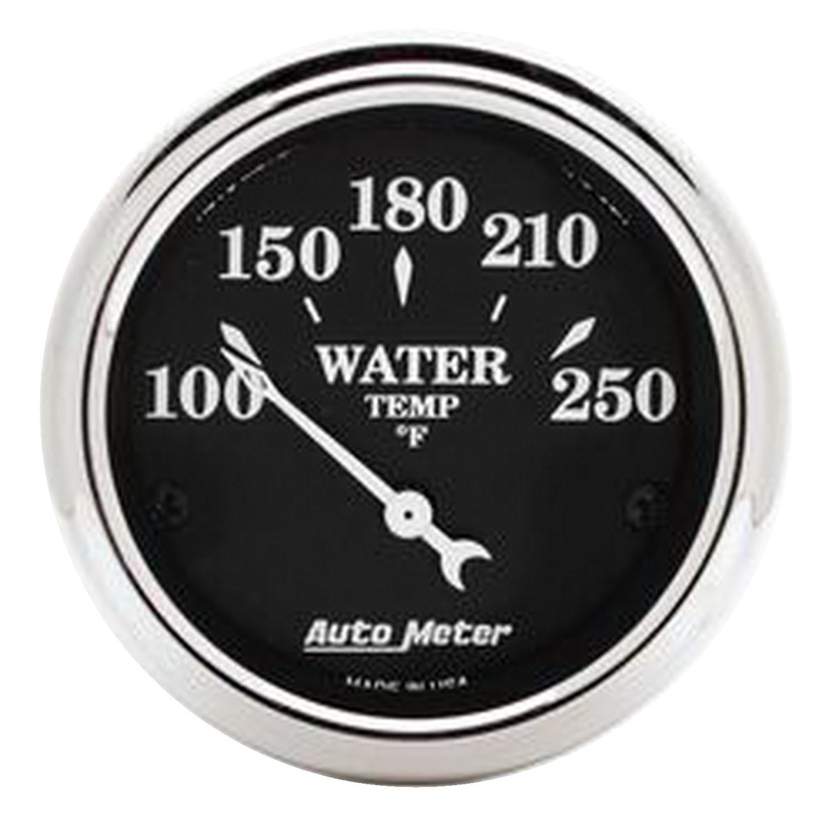 Autometer Old Tyme Black 5 Piece Kit (MPH/FUEL/OILP/WTMP/BAT) 55-59 Chevy Truck Direct-Fit Dash Kit - 7036-OTB
