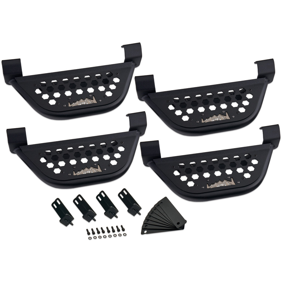 IAG EZ-Step Add-On (2 Pair) for 2018+ Jeep Wrangler 4 Door / 2020+ Gladiator - IAG-BDY-J2102