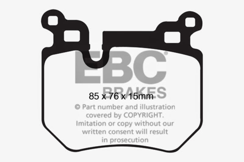 EBC 08-10 BMW 135 3.0 Twin Turbo Bluestuff Rear Brake Pads - DP51996NDX