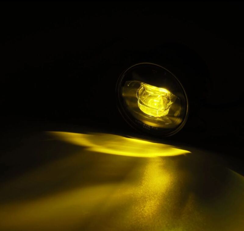 AlphaRex Universal Chrysler/Dodge/Hummer/Jeep DoubleTap Dual Color LED Proj Fog Lights - White/Amber - 210004