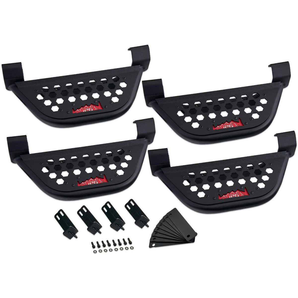 IAG EZ-Step Add-On (2 Pair) for 2018+ Jeep Wrangler 4 Door / 2020+ Gladiator - IAG-BDY-J2102