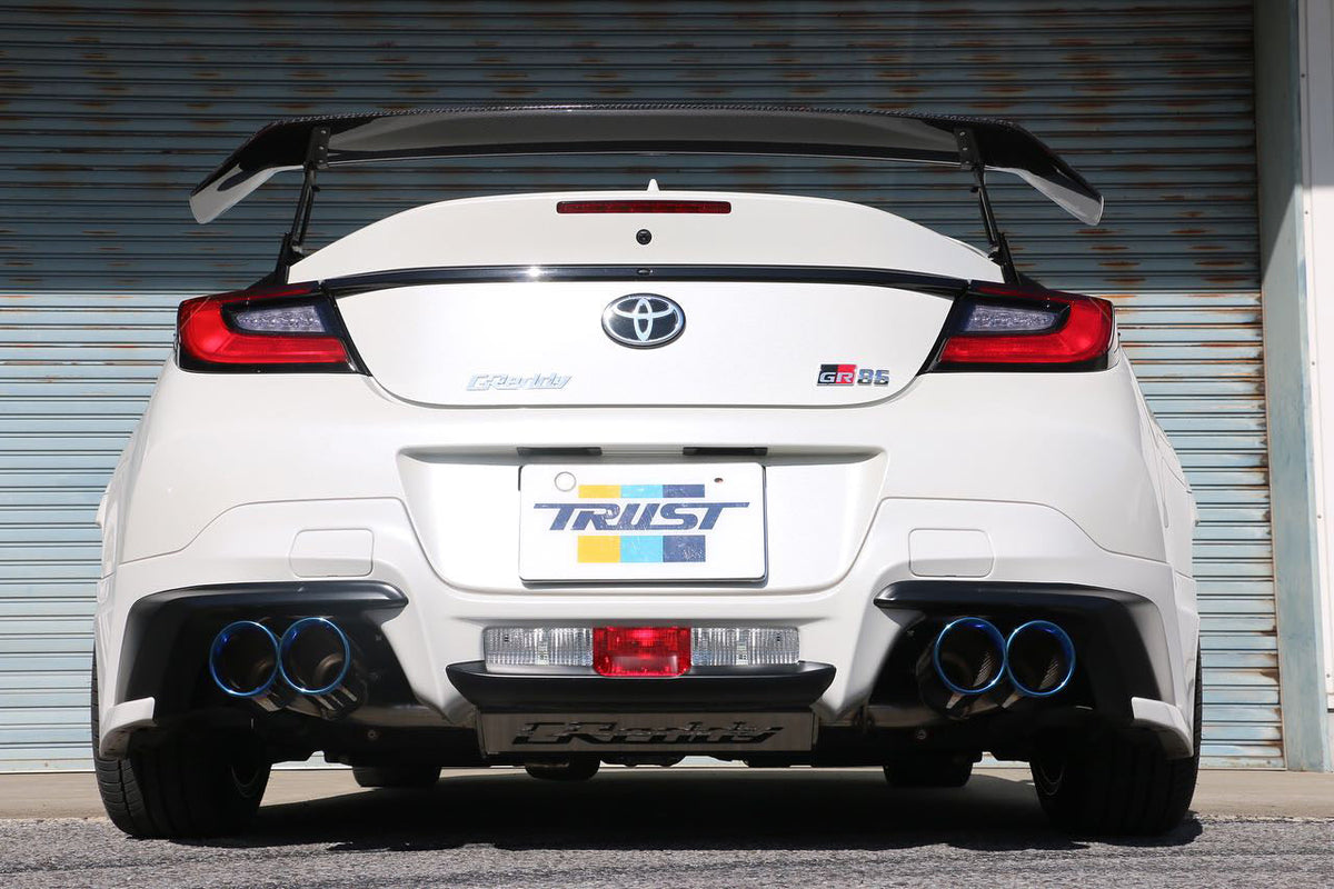 GReddy - GREDDY X Voltex Aero Kit Gr86/brz (Zn8/zd8) Carbon Rear Wing Type 12BL Side Mount - 17010240