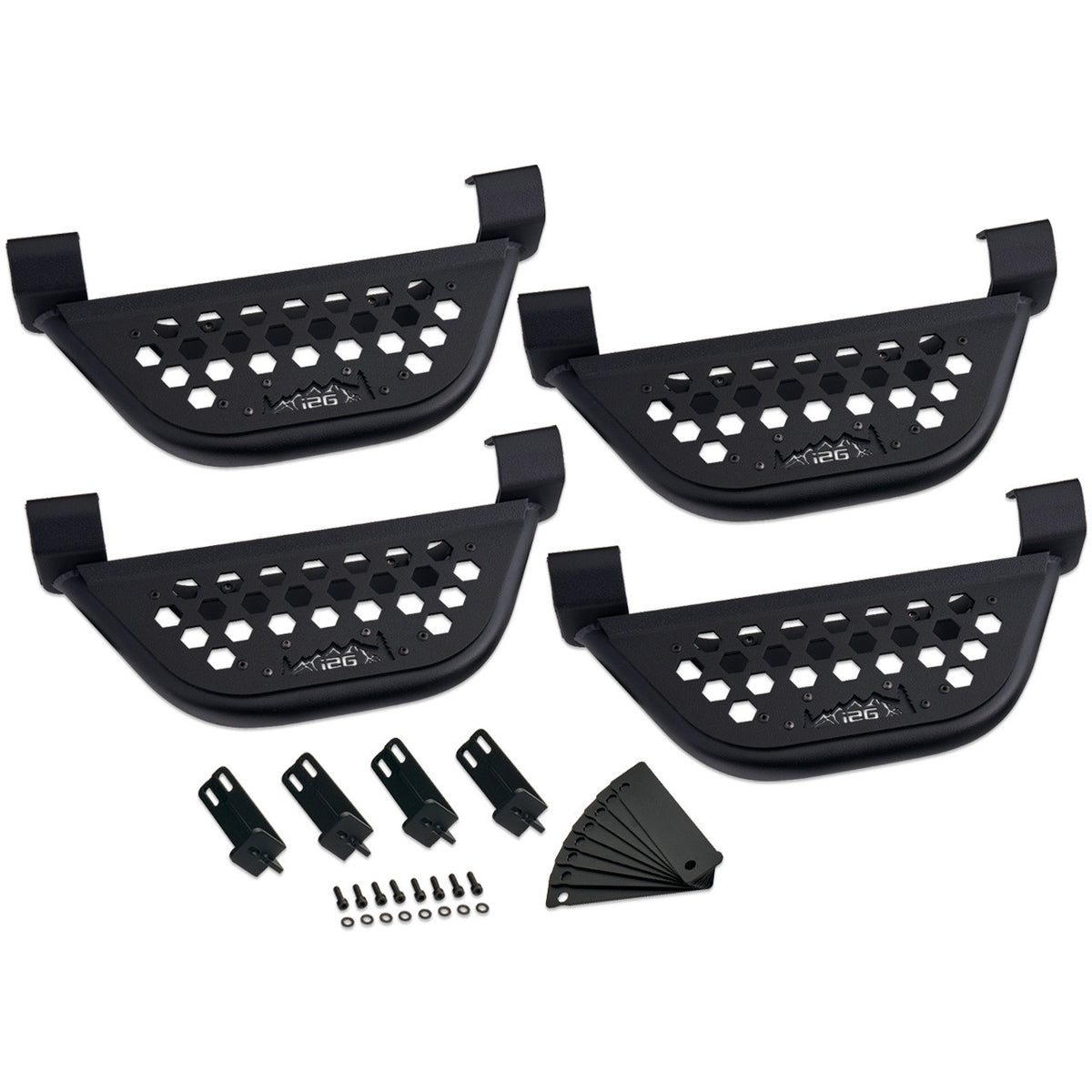 IAG EZ-Step Add-On (2 Pair) for 2018+ Jeep Wrangler 4 Door / 2020+ Gladiator - IAG-BDY-J2102