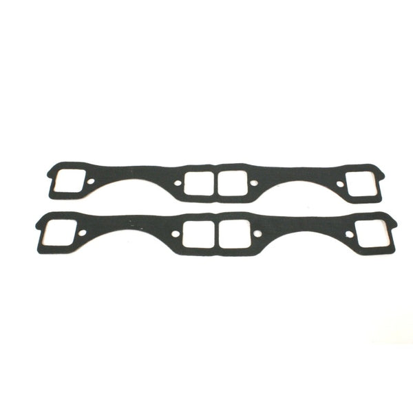 JBA Chevrolet 265-400 SBC Rectangle Port Header Gasket - Pair - 063-1500 by JBA - front view
