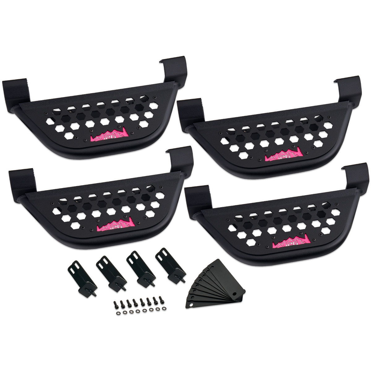 IAG EZ-Step Add-On (2 Pair) for 2018+ Jeep Wrangler 4 Door / 2020+ Gladiator - IAG-BDY-J2102