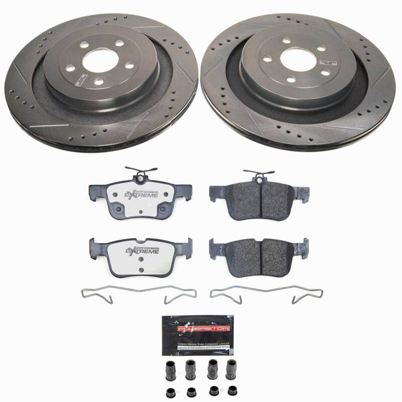 Power Stop 19-24 Ford Edge Rear Z36 Truck & Tow Brake Kit - K8544-36