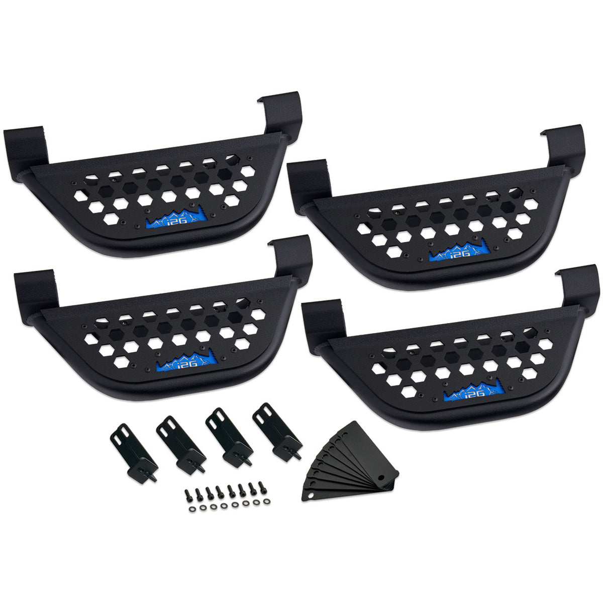 IAG EZ-Step Add-On (2 Pair) for 2018+ Jeep Wrangler 4 Door / 2020+ Gladiator - IAG-BDY-J2102