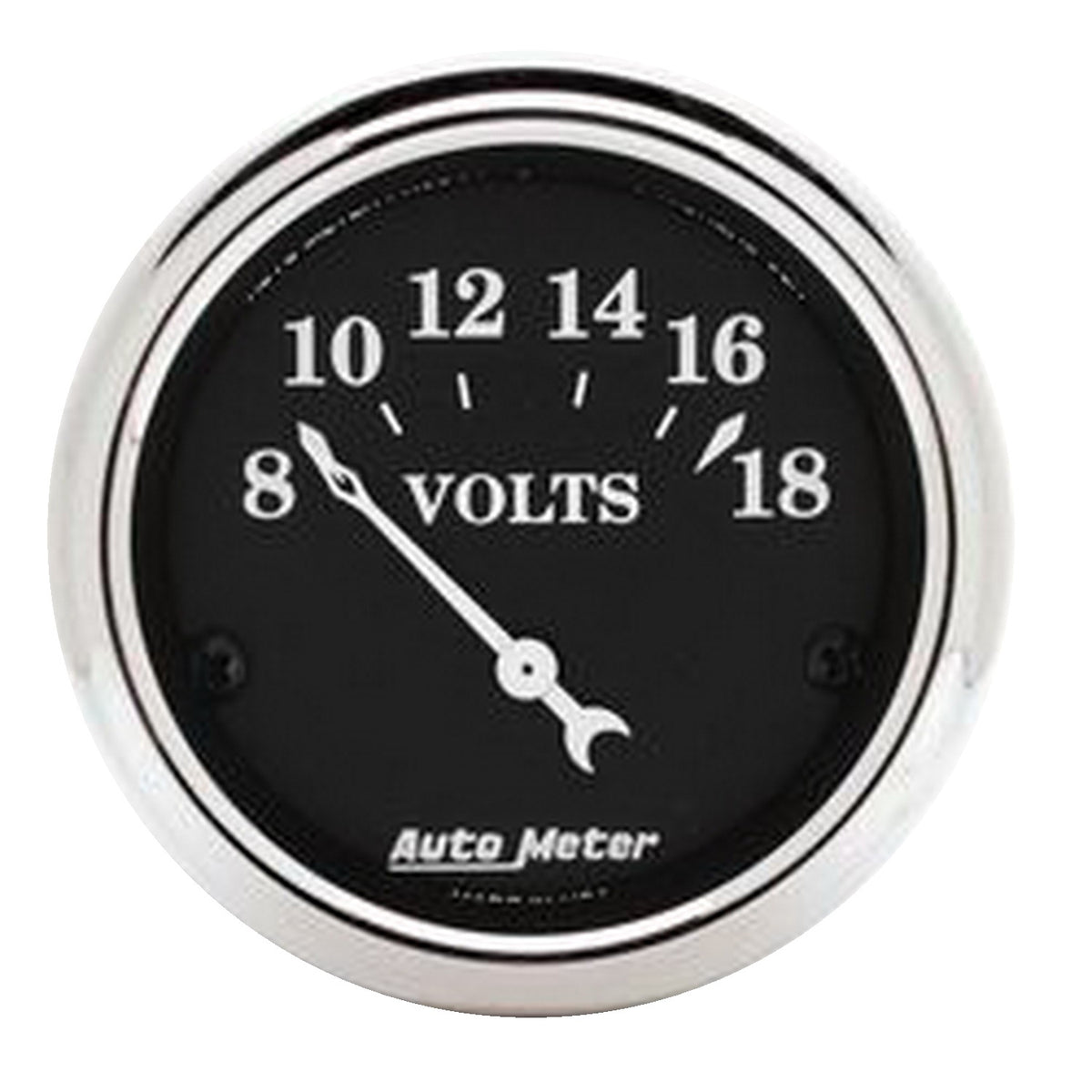 Autometer Old Tyme Black 5 Piece Kit (MPH/FUEL/OILP/WTMP/BAT) 55-59 Chevy Truck Direct-Fit Dash Kit - 7036-OTB