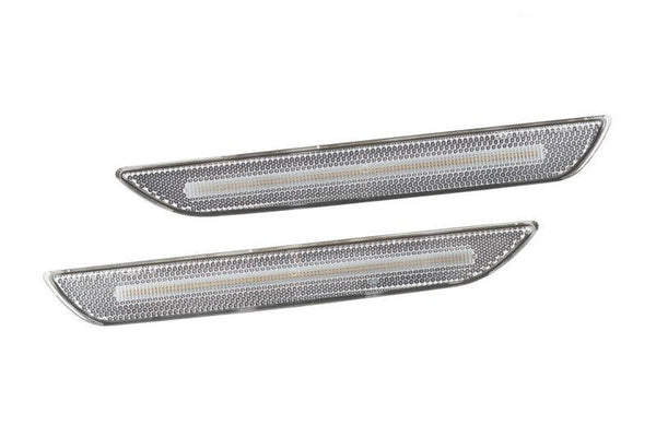 Diode Dynamics 15-21 EU/AU Ford Mustang LED Sidemarkers Clear (Pair) - DD5071 for 2015-2023 Ford Mustang - front view