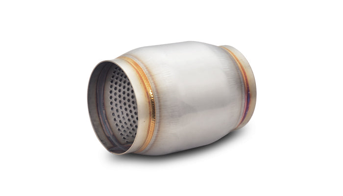 Vibrant SS Race Muffler 4.5in inlet/outlet x 5in long - 17985