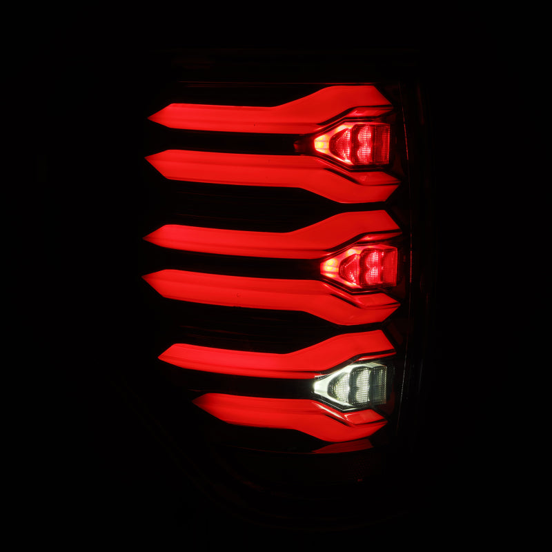 AlphaRex 09-14 Ford F150 LUXX LED Tailights - AlphaBlack Housing - 653080