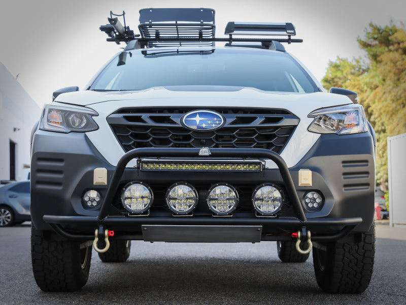 aFe POWER 20-23 Subaru Outback H4 2.4L (t) / H4 2.5L Terra Guard Front Bumper - Black - 79-27009