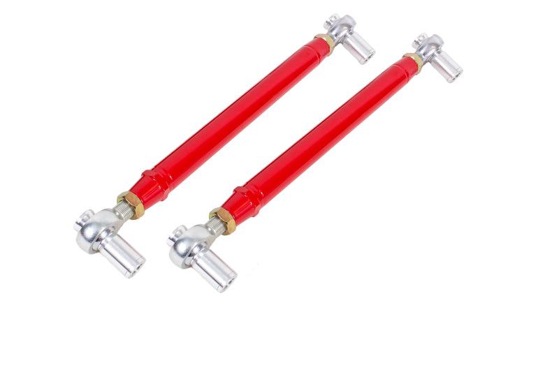 BMR 99-04 Mustang Chrome Moly Lower Control Arms w/ Double Adj. Rod Ends - Red - MTCA056R