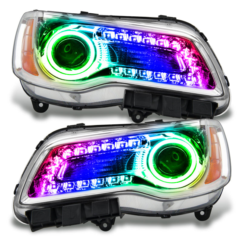 Oracle 11-14 Chrysler 300C SMD HL - Chrome - NON HID - DRL w/ Simple Controller SEE WARRANTY - 7730-504