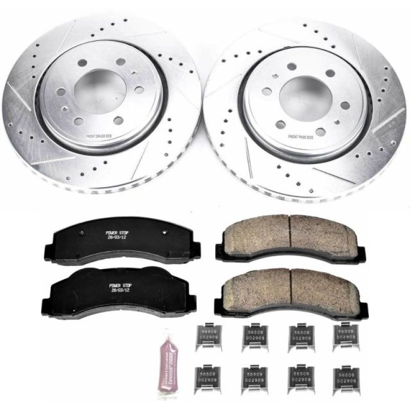 Power Stop 10-18 Ford Expedition Front Z23 Evolution Sport Brake Kit - K3167