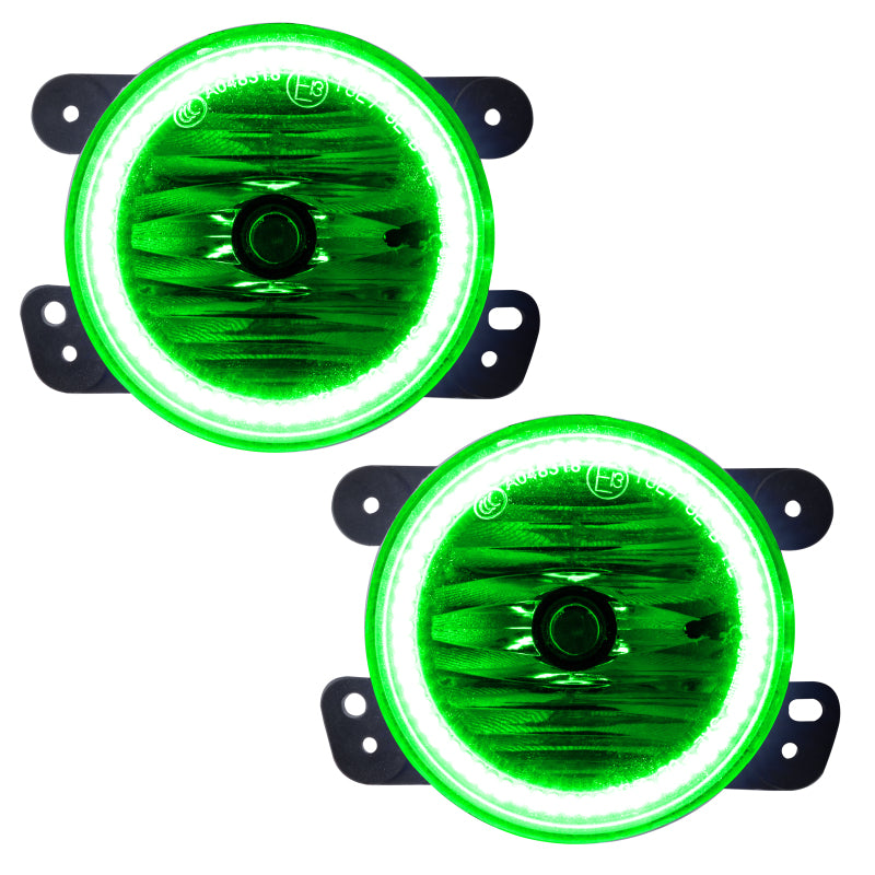 Oracle Lighting 11-13 Jeep Grand Cherokee Pre-Assembled LED Halo Fog Lights -Green SEE WARRANTY - 7742-004