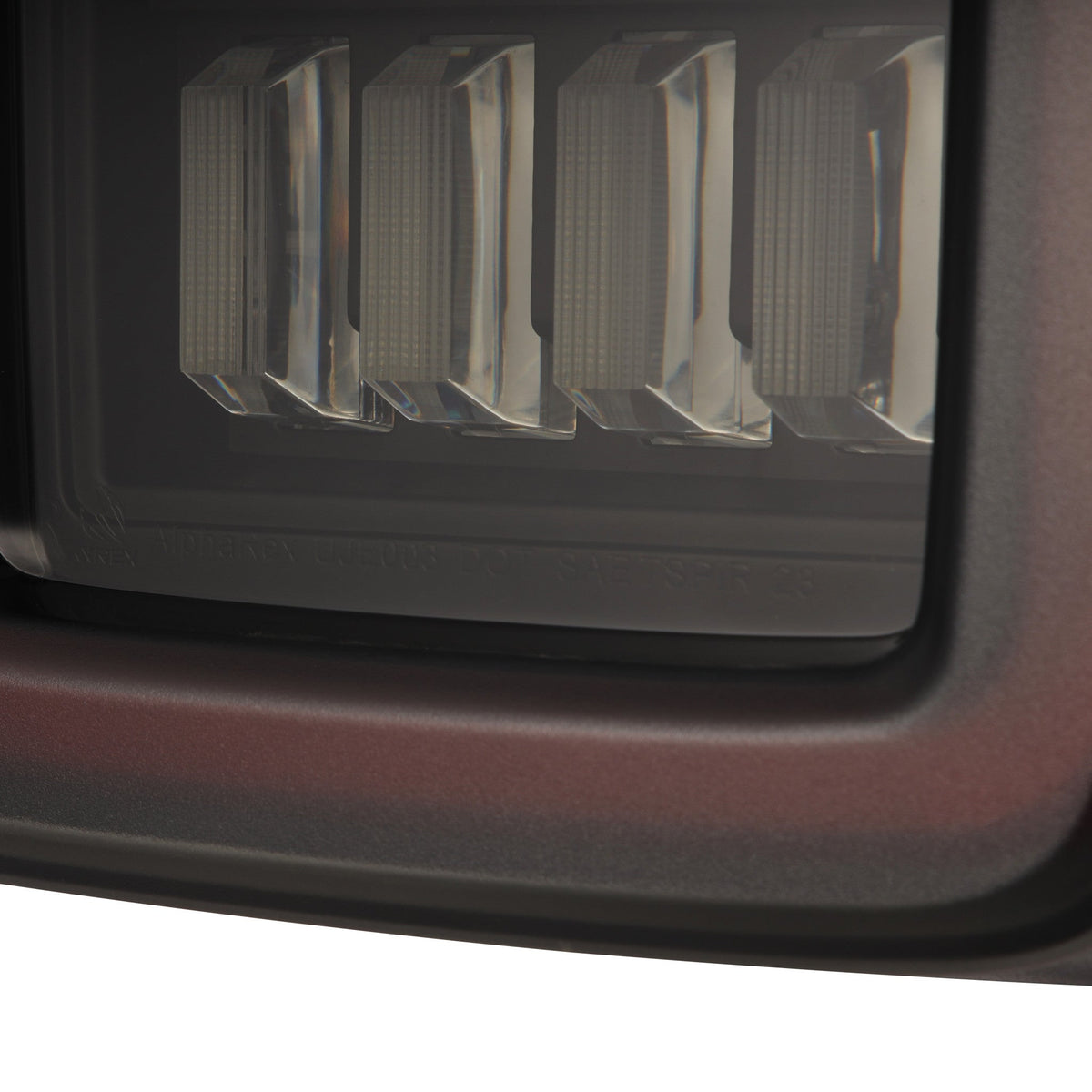 AlphaRex 2018+ Jeep Wrangler JL NOVA-Series Prismatic LED Tail Lights - Black/Red - 602040