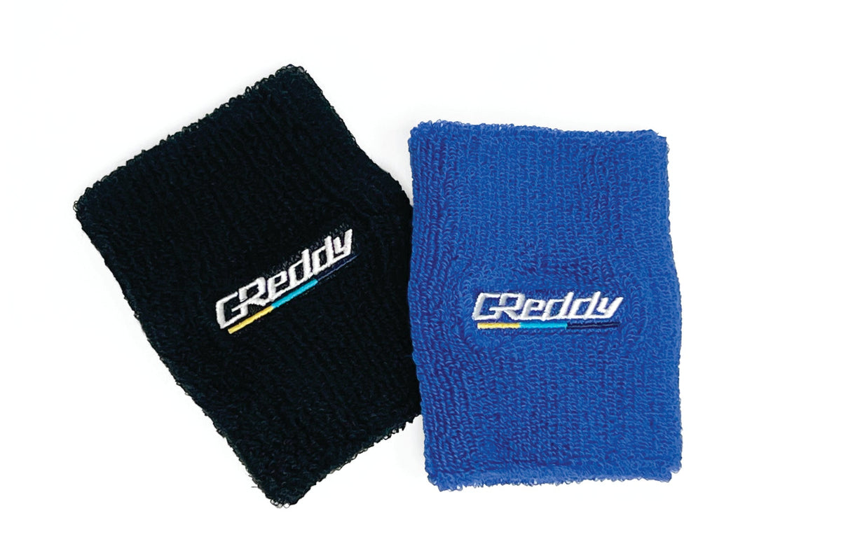 GReddy - GReddy Reservoir Cover(s) - Blue and Black - 18001897
