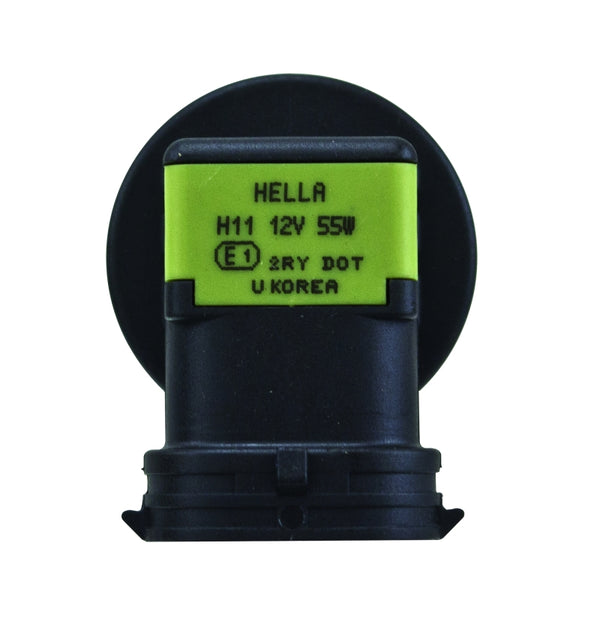 Hella H11 12V 55W PGJ19-2 HP2.0 Performance Halogen Bulb - Pair - H11 2.0TB for 2002-2012 Audi A4 - front view