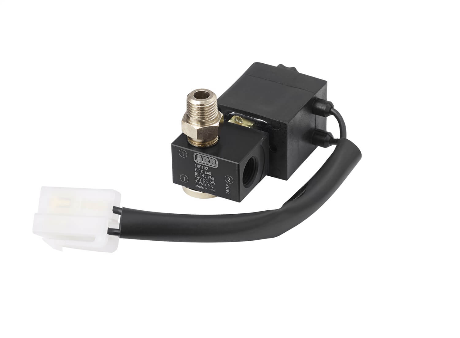ARB Sp Nipple Solenoid Alu 12Vdc1/8In - 180103SP by ARB - front view
