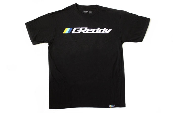 GReddy - GReddy OG Logo Tee (with 3 stripes) - Black - 18016015