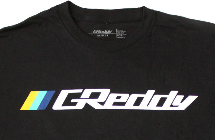 GReddy - GReddy OG Logo Tee (with 3 stripes) - Black - 18016015