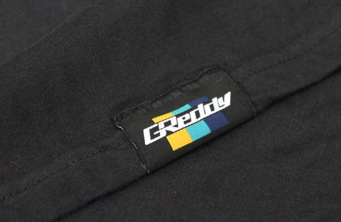 GReddy - GReddy OG Logo Tee (with 3 stripes) - Black - 18016015