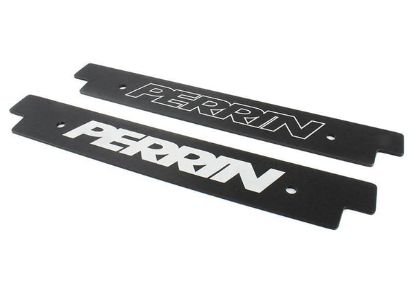 Perrin 2018+ WRX/STi Black License Plate Delete - PSP-BDY-112BK for 2015-2021 Subaru WRX STI - front view