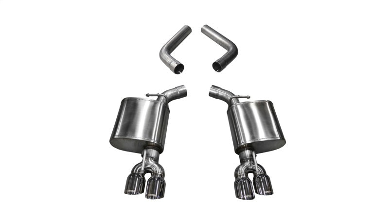 Corsa 15-23 Dodge Challenger 6.4L/17-19 Challenger 5.7 Polished Sport Axle-Back Exhaust w/3.5in Tips - 21020