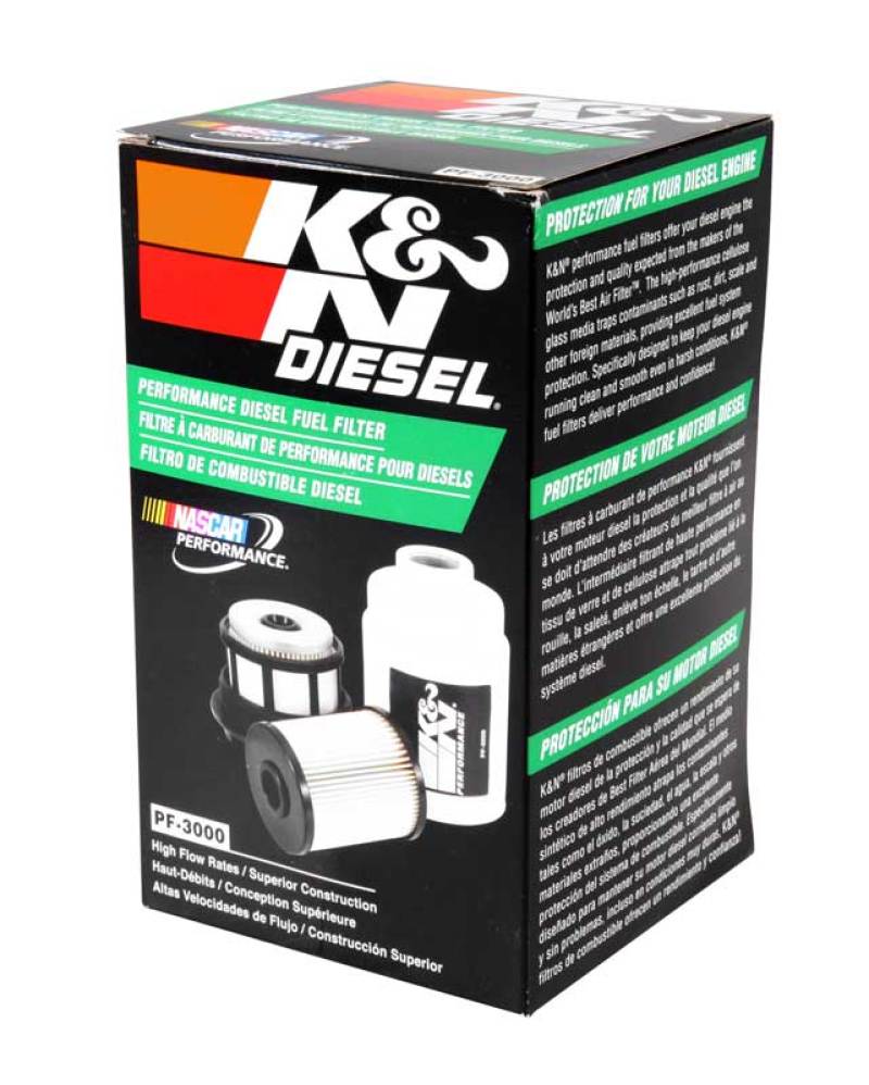 K&amp;N Cellulose Media Fuel Filter 3.5in OD x 6.281in L - PF-3000