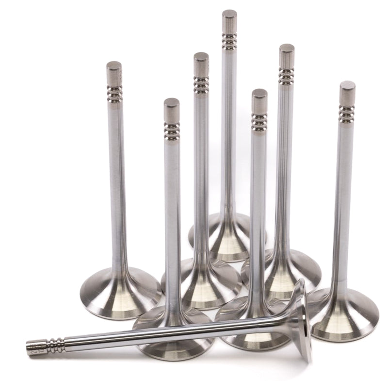 GSC P-D Ford Mustang 5.0L Coyote Gen 1/2 31.75mm Head (STD) Chrome Polished Exhaust Valve - Set of 8 - 2151-8 by GSC Power Di