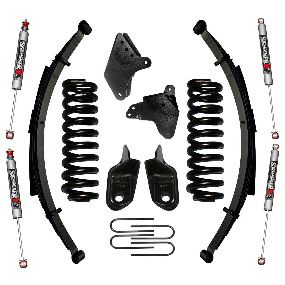 Skyjacker 6" 80-96 BRO 4WD W/REAR SPR - 186BKS-M