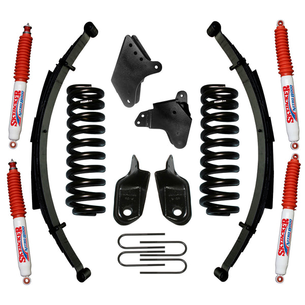 Skyjacker 1980-1996 Ford Bronco 6 In Suspension Lift Kit With Adx M2.0 Aluminum Monotube Shocks - 186BKS-XM