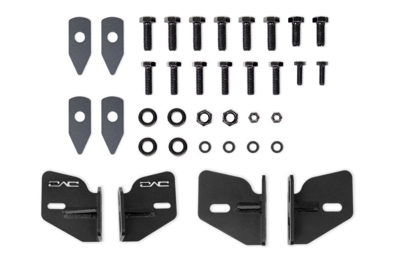 DV8 Offroad 21-25 Ford Bronco Frame Horn Reinforcement Brackets - ABBR-04