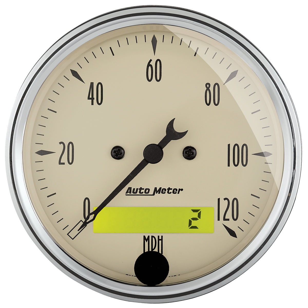 Autometer 6 Gauges Direct-Fit Dash Kit 64-66 Chevy - Antique Beige - 7043-AB