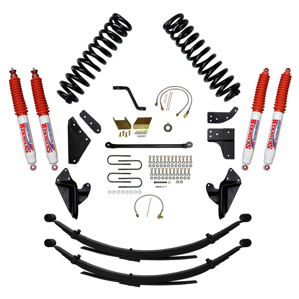 Skyjacker 80-96 Ford Bronco 8 In Suspension Lift Kit With Adx M2.0 Aluminum Monotube Shocks - 188BKS-AXM