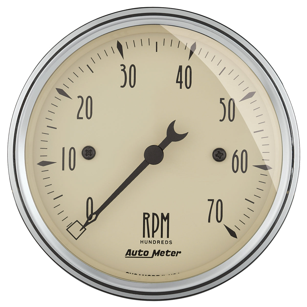 Autometer 6 Gauges Direct-Fit Dash Kit 64-66 Chevy - Antique Beige - 7043-AB