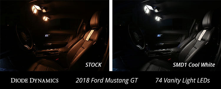 Diode Dynamics - Vanity Light LEDs for 2015-2023 Ford Mustang (four) - DD0120Q