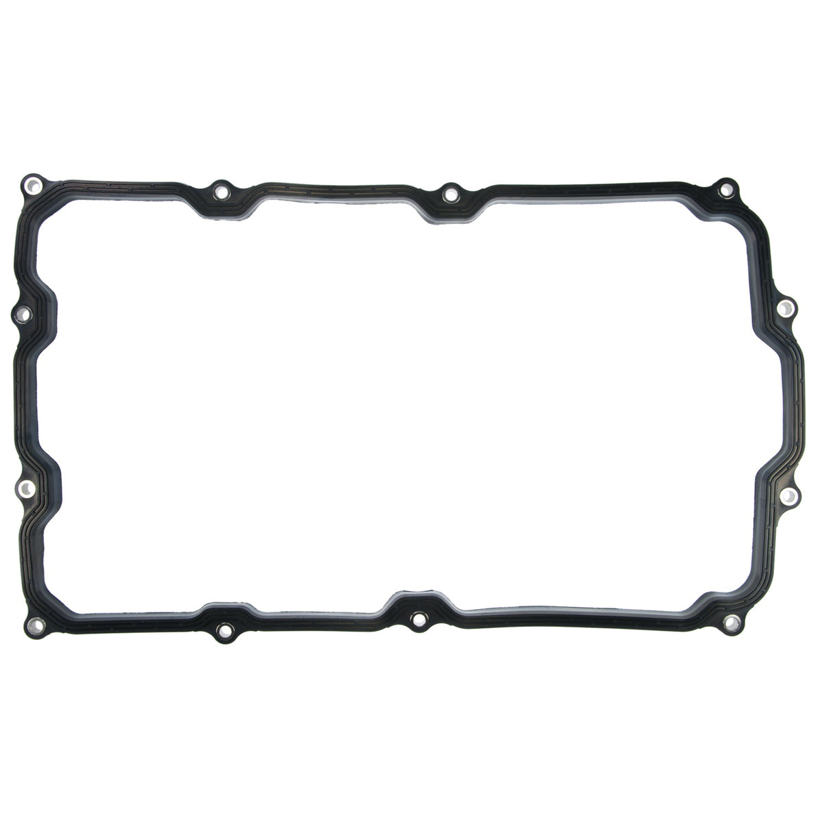 Fel-Pro Toyota Tundra TOS 18760 Transmission Oil Pan Gasket 12 Bolt Hole One Piece Gasket - TOS18760 for 2007-2021 Toyota Tundra - front view