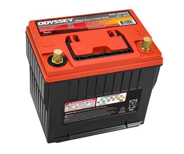 Odyssey Battery Auto/Truck Performance AGM Battery (35-675) - ODP-AGM35 for 2004-2010 Mazda RX 8 - front view