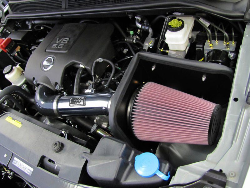 K&amp;N 04-07 Nissan V8-5.6L High Flow Performance Kit - 77-6012KP