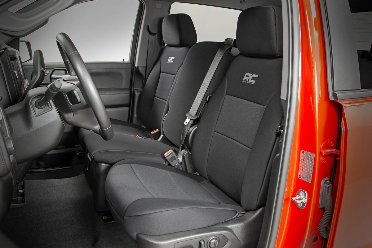 Seat Covers | FR 40/40/20 &amp; RR Back Storage | Chevy/GMC 1500 (19-24)