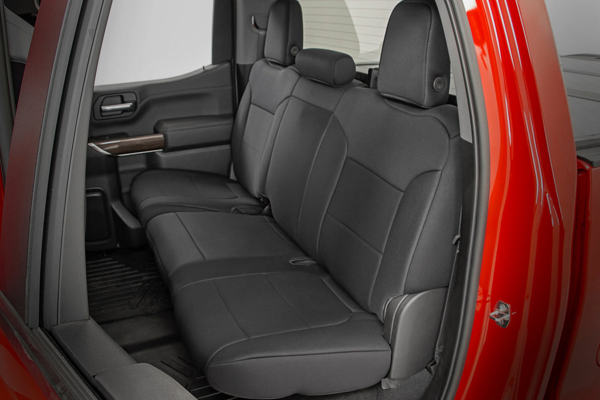 Seat Covers | FR 40/40/20 &amp; RR Arm Rest | Chevy/GMC 1500 (19-24)