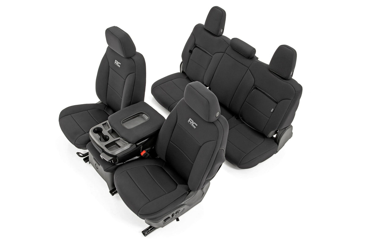 Seat Covers | FR 40/40/20 &amp; RR Back Storage | Chevy/GMC 1500 (19-24)