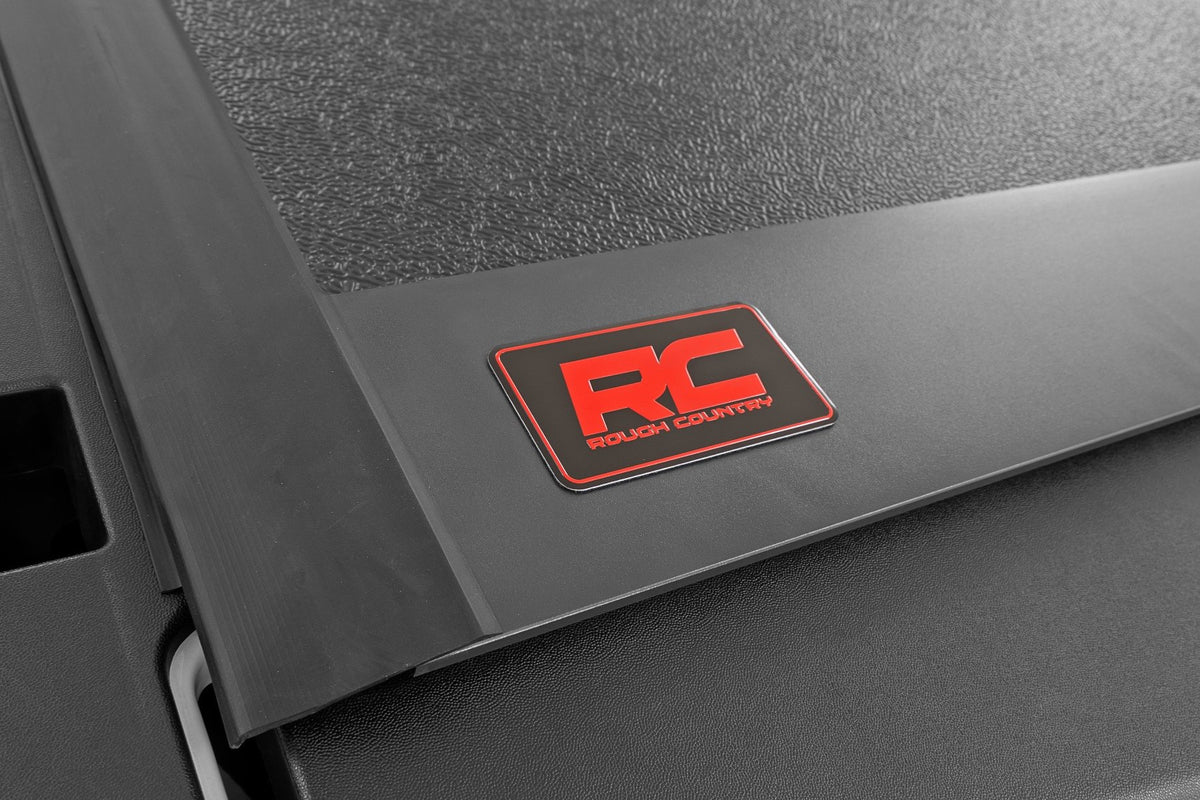 Rough Country - Hard Low Profile Bed Cover -6&#39;4&quot; - No Rambox - Ram 1500 (19-23)/1500 TRX (21-23) - 47320650