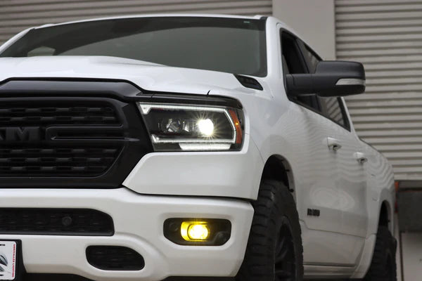 AlphaRex 19-22 Ram 1500 LUXX LED Projector Headlights Alpha Black - 880575