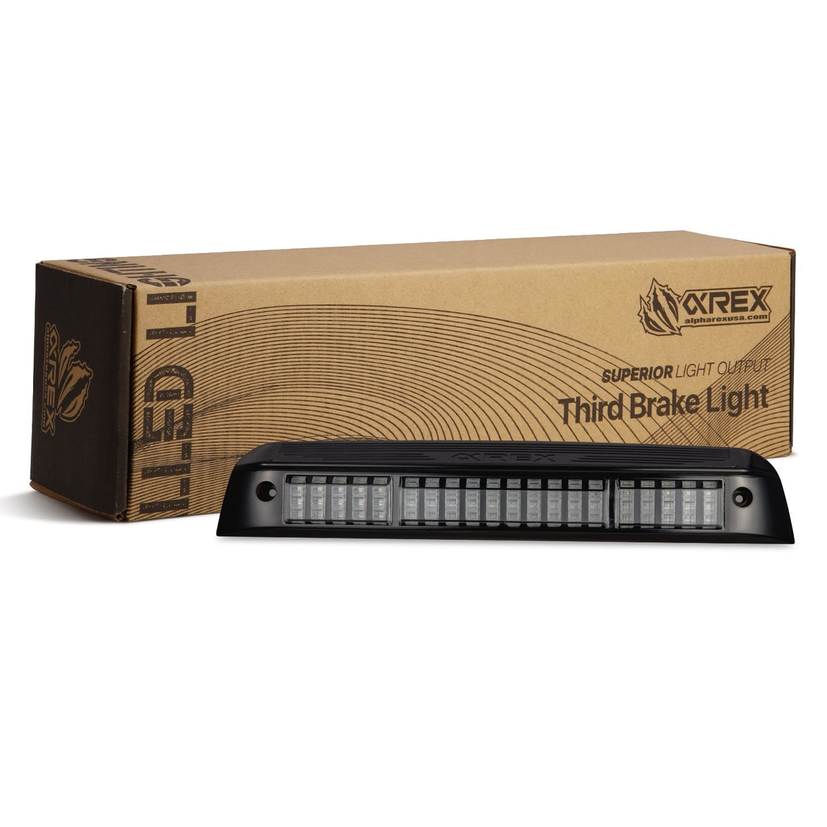 AlphaRex 19-26 Dodge Ram 1500 LED 3rd Brake Light - Black - 220086