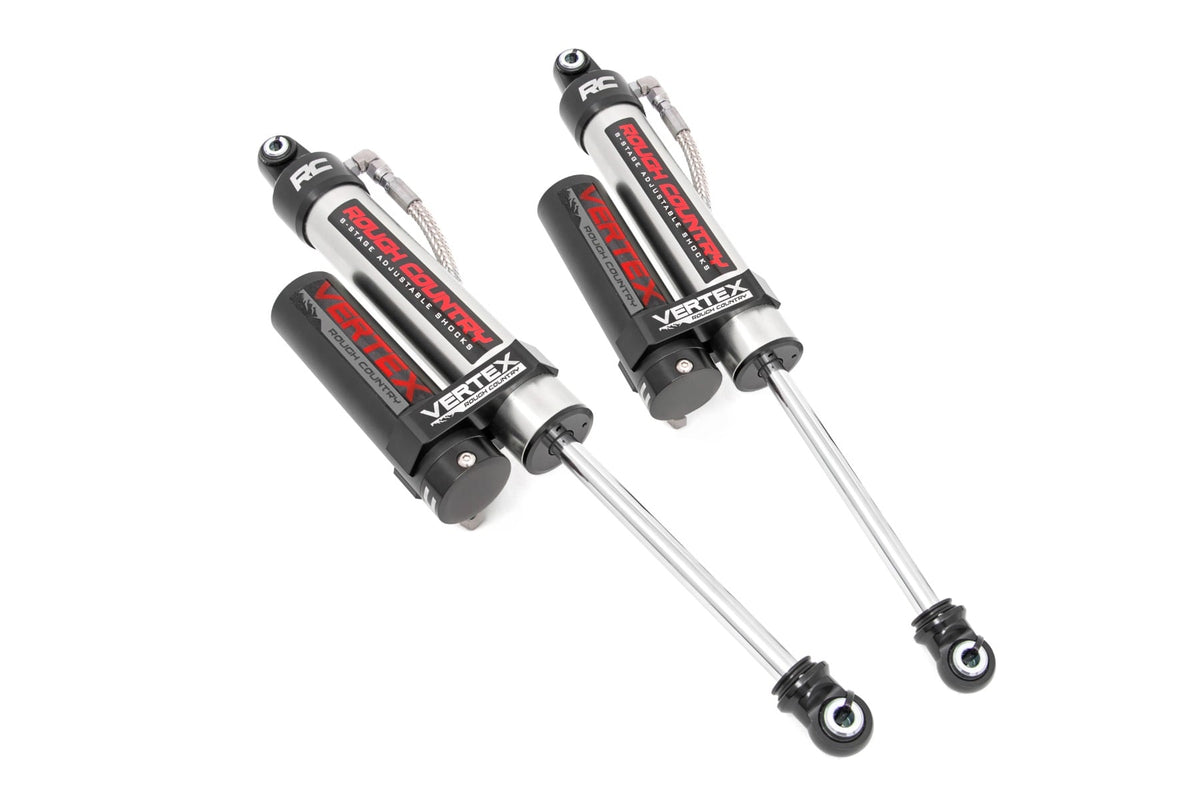 Rough Country - Vertex 2.5 Reservoir Rear Shocks - 2-3.5" - Ram 1500 2WD/4WD (2019-2026) - 699800