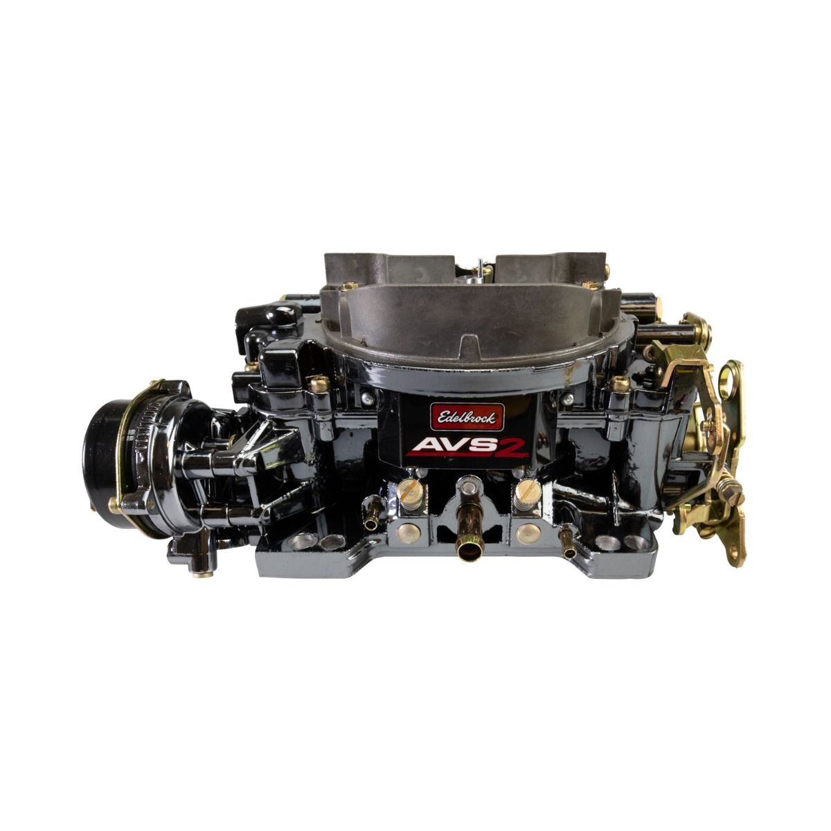 Edelbrock Carburetor AVS2 Series 650 CFM Electric Choke - Black Plasma Finish - 1906-BP